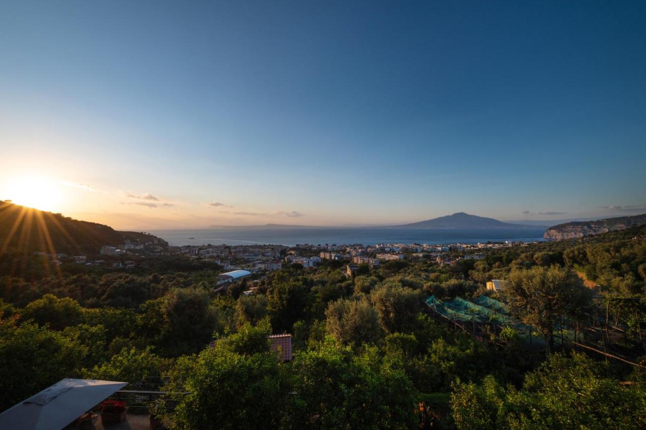 Sorrentovibes - Sea View Rooftop Apartment With Jacuzzi & Garden Bagian luar foto